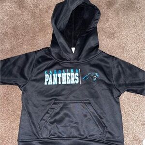 NYT Kids Black Carolina panthers Hoodie Sz 12 mo